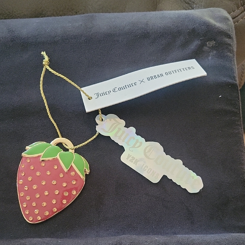 Juicy Couture Red Strawberry Bling Limited Edition Ornament / Charm